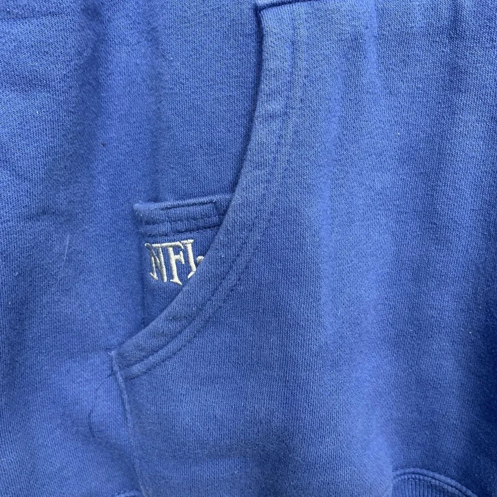 Indianapolis Colts Hoodie Mens Large Blue White NFL Football Sweatshirt Pullover